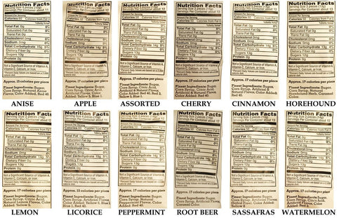 Image of Claeys Old Fashioned Hard Candy - 6 oz - 6 Pack - Sassafras - Since 1919