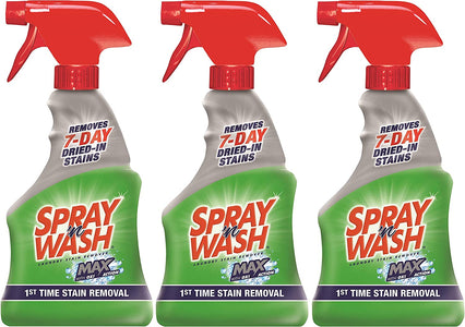 Triple Pack Spray n Wash Laundry Stain Remover, 22 Fl Oz, Pack 3, Total 66 Fl. Oz