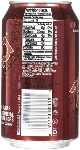 Image of Zevia All Natural Diet Soda - Dr. Zevia - 12 ounces - 6 Cans