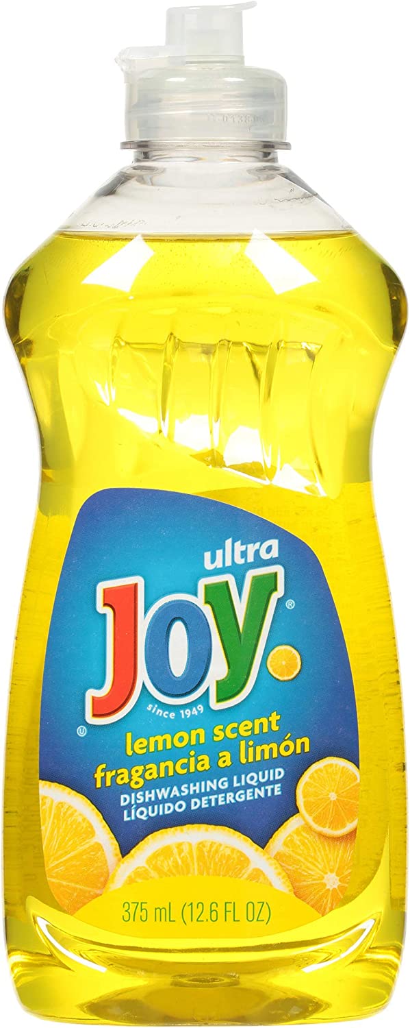 Joy Ultra Dishwashing Liquid, Lemon Scent, 12.6 oz-3 pk