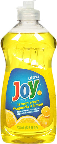 Image of Joy Ultra Dishwashing Liquid, Lemon Scent, 12.6 oz-3 pk