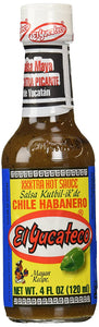 El Yucateco XXXtra Hot Kutbil-ik Mayan Style Habanero Hot Sauce - 4 oz