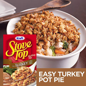 Stove Top Stuffing Mix, Turkey, 6 Ounce (Pack of 2)