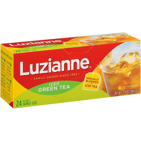 Image of Luzianne Iced Green Tea Bags, Family Size, 24 Count