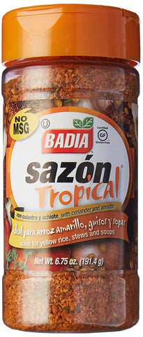 Image of Badia Sazón Tropical with Annatto & Coriander 6.75 oz