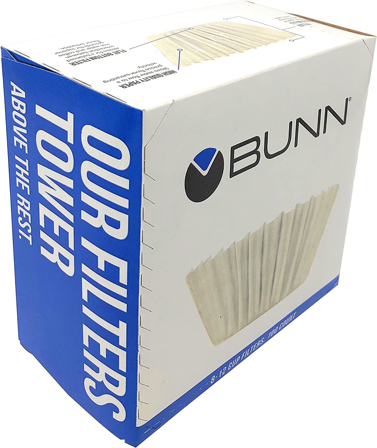 100-Count Basket Filter (Pack of 4),White