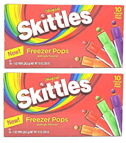 Image of Skittles Freezer Pops, 1.5 oz 10 ct (Pack of 2)