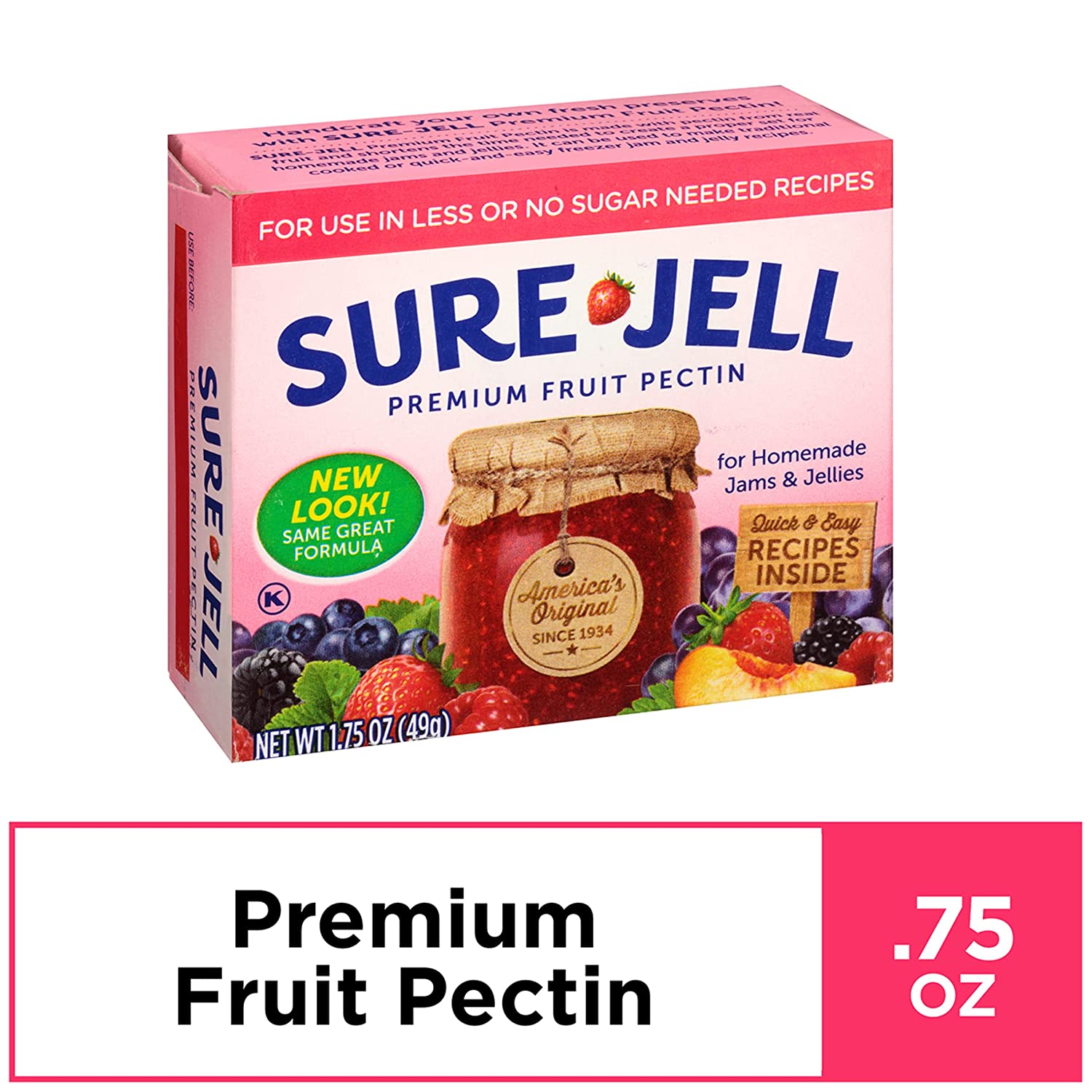 Sure Jell No Sugar Pectin, 1.75 oz (Pack of 6)