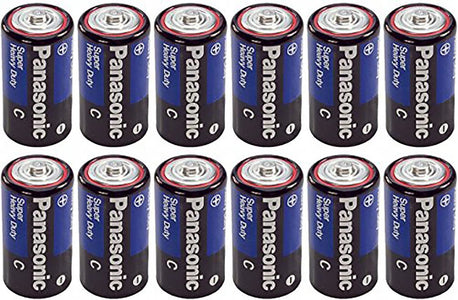 Panasonic Heavy Duty C Batteries X 12