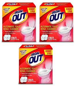 Iron Out Automatic Toilet Bowl Cleaner Tablets, 18 Tablets