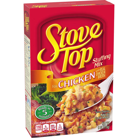 Image of Stove Top Chicken, 6 Ounce Boxes (Pack of 6)