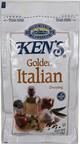 Image of Ken's Steakhouse Golden Italian Dressing 1.5 oz Packets (Pack of 20)