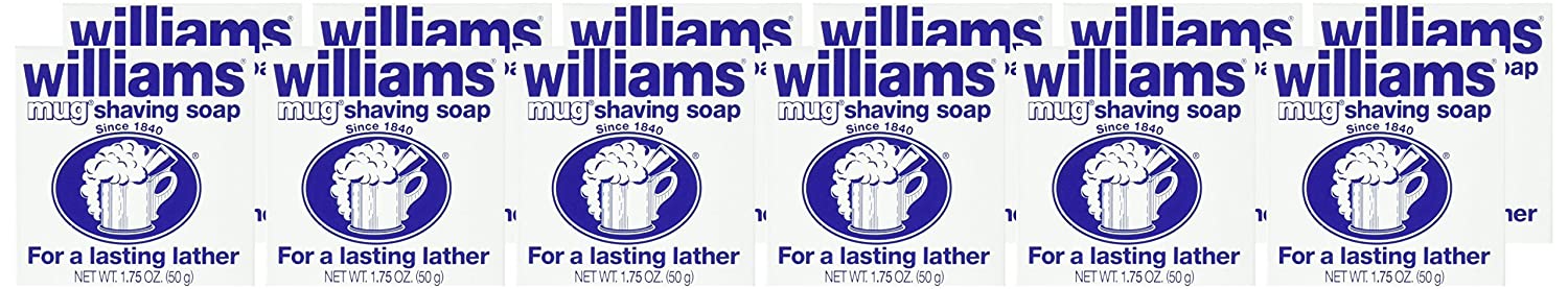 Williams Mug Shaving Soap, 12 Count