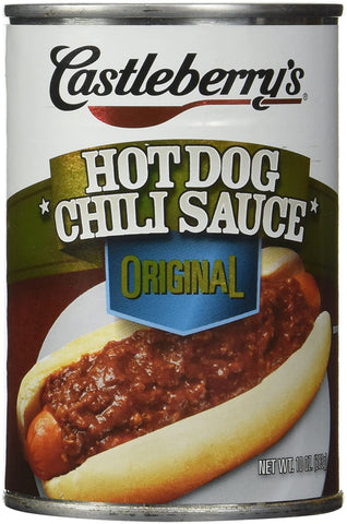 Image of Castleberry's, Hot Dog Chili Sauce, Classic, 10oz Can