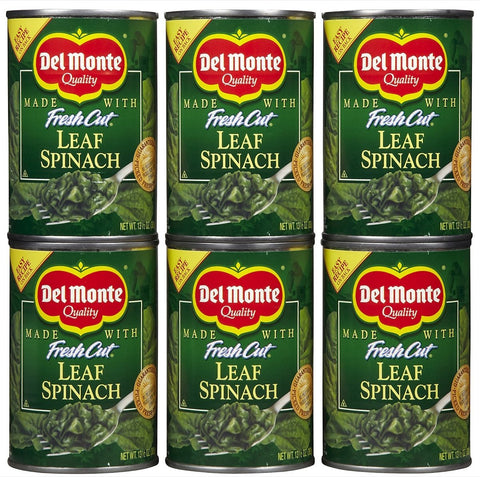 Image of Del Monte Leaf Spinach, 13.5 oz, 6 pk