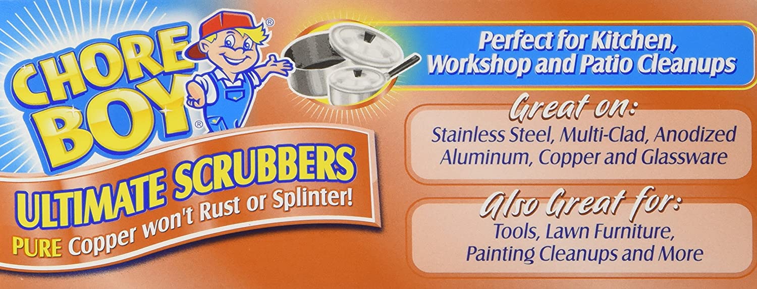 Chore Boy Copper Scouring Pad-2ct