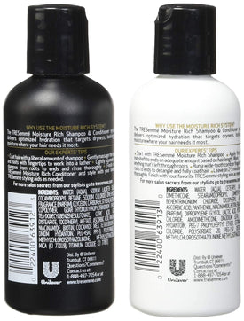 TRESemme Moisture Rich Shampoo & Conditioner, 3 Fl. Oz. Travel Size (1 Duo set)