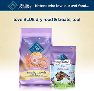 Blue Buffalo Blue Healthy Gourmet Kitten Multipack Cat Food, 3 oz., Case of 6