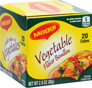 Maggi Vegetable Flavor Bouillon Cubes, 2.82 oz