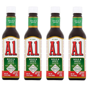 A.1. Sauce 10oz Glass Bottle (Pack of 4) Select Flavor Below
