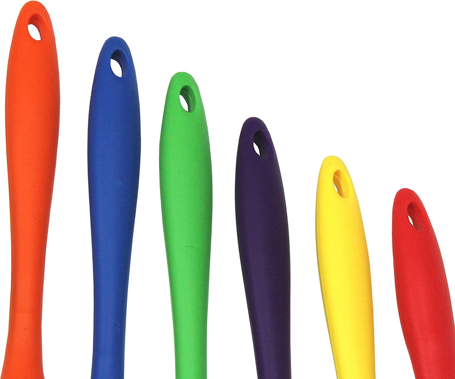 Chef Craft Premium Orange Silicone Spoon Spatula 11.5-Inches Long