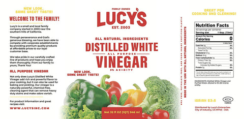 Image of Lucy's White Vinegar (32oz.)