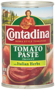 Contadina Tomato Paste with Italian Herbs, 6-Ounce (Pack of 8)