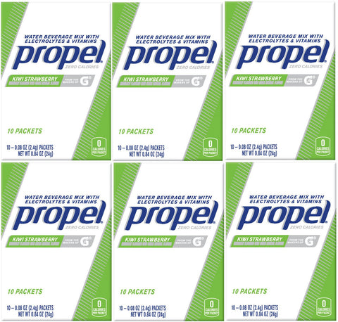 Image of Propel Zero Calorie Nutrient Enhanced Water Beverage Mix (36 packets) 3 different flavors (berry, grape & kiwi strawberry)