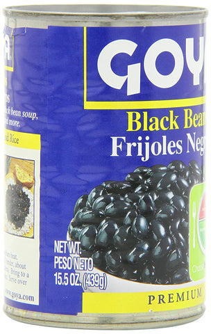 Image of Goya Black Beans - Frijoles Negros 15.5 Oz Pack of 6