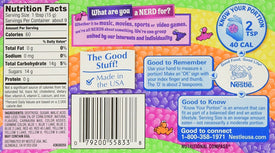Wonka Rainbow Nerds Candy 5 oz.