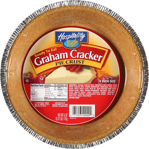 Hospitality Graham Cracker Pie Crust, 3 Count