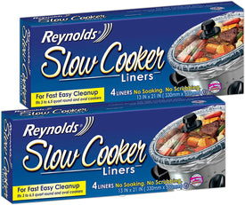 Reynolds Slow Cooker Liners 2 Pack (8 Liners Total)