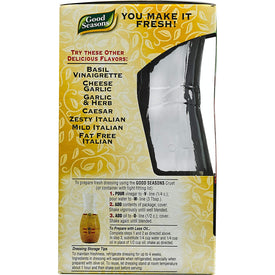 Good Seasons Italian Dressing & Recipe Mix Cruet Kit, Includes 2-.7 Oz Packages and 1 Cruet