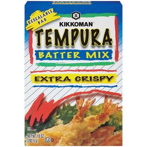 Kikkoman Mix Tempura Batter,Extra crispy, net wt 10 oz,pack of 2