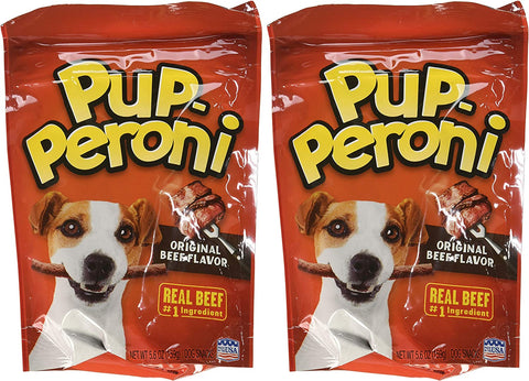 Image of 2 Pack- Pup-Peroni Dog Snacks Original Beef Flavor, 5.6 Oz