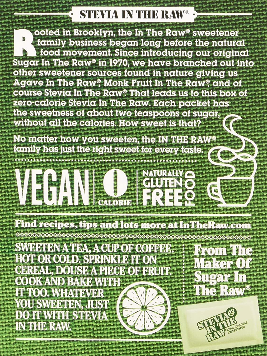 Stevia In The Raw 50 Count Box , 1.75 ounce