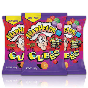 Warheads Chewy Cubes, (Pack of 3)