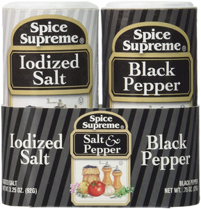 Spice Supreme Salt & Pepper Double Pack