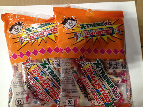 Image of Smarties X-Treme Sour Candy - 2 Bags
