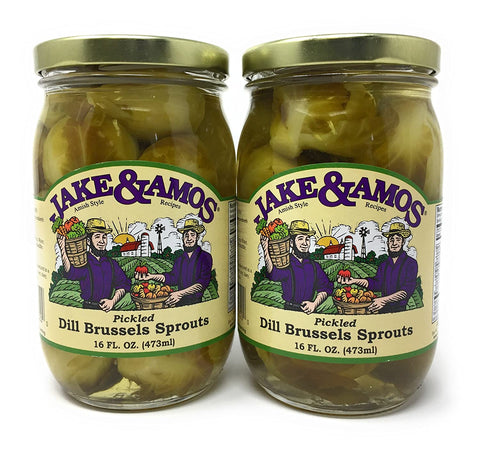 Image of Jake & Amos Dill Brussel Sprouts / 2 - 16 Oz. Jars