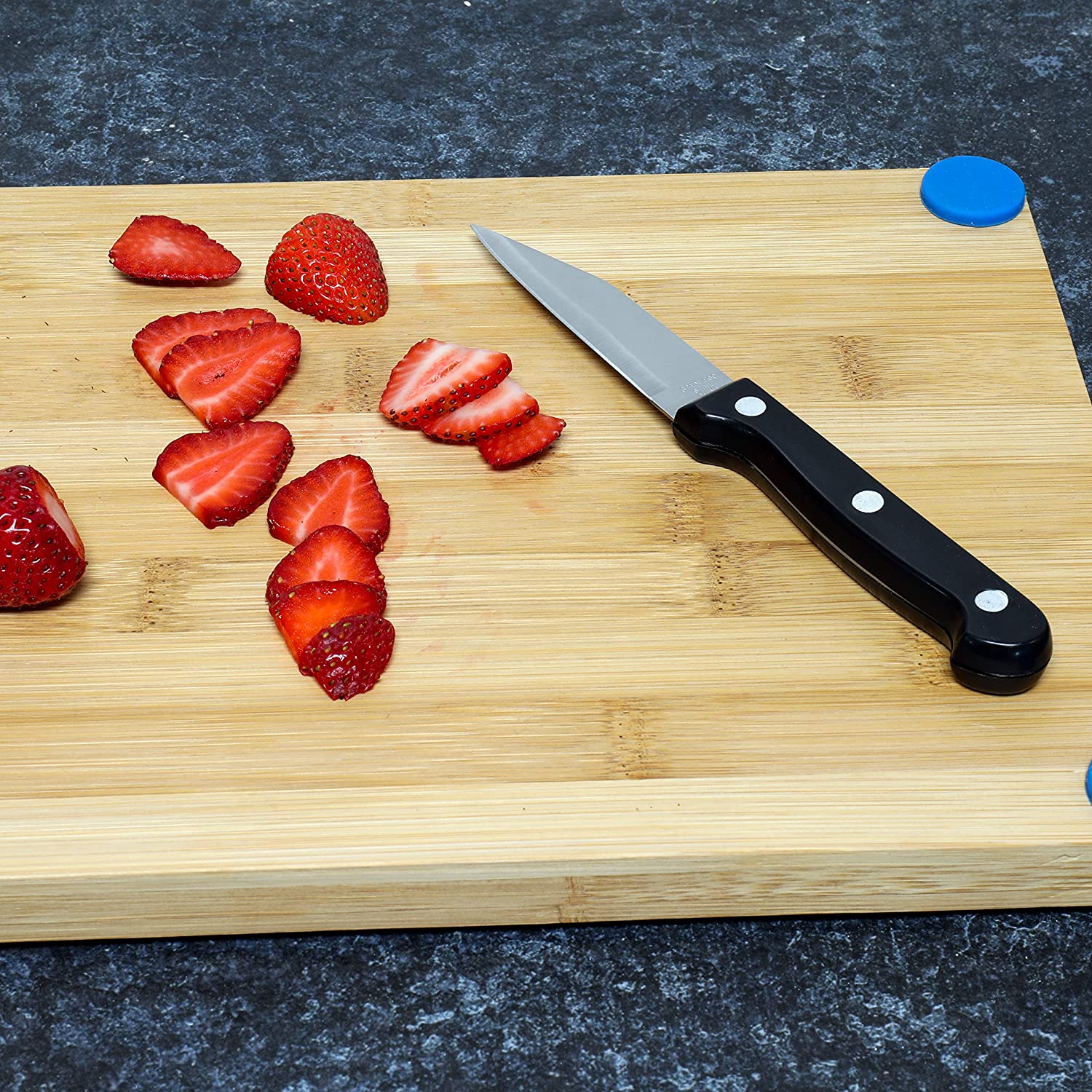 Chef Craft Paring Knives, 3.5 in Blade, Black