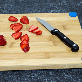 Chef Craft Paring Knives, 3.5 in Blade, Black