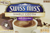 Swiss Miss, Simply Cocoa, Dark Chocolate, Hot Cocoa Mix, 8 Count, 7.68oz Box (Pack of 3)