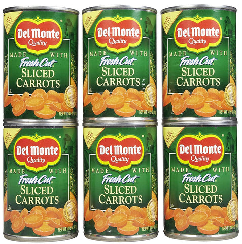Image of Del Monte Sliced Carrots, 14.5 oz, 6 pk