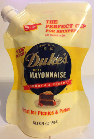 Image of Duke's Mayonnaise - Smooth & Creamy - Convenient Pouch - Net Wt. 8 FL OZ (.236 L) Each - Pack of 4