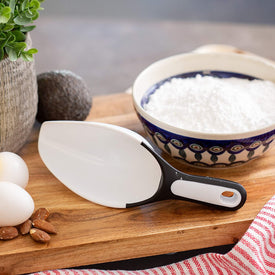 Chef Craft Plastic Scoop, One Size, White