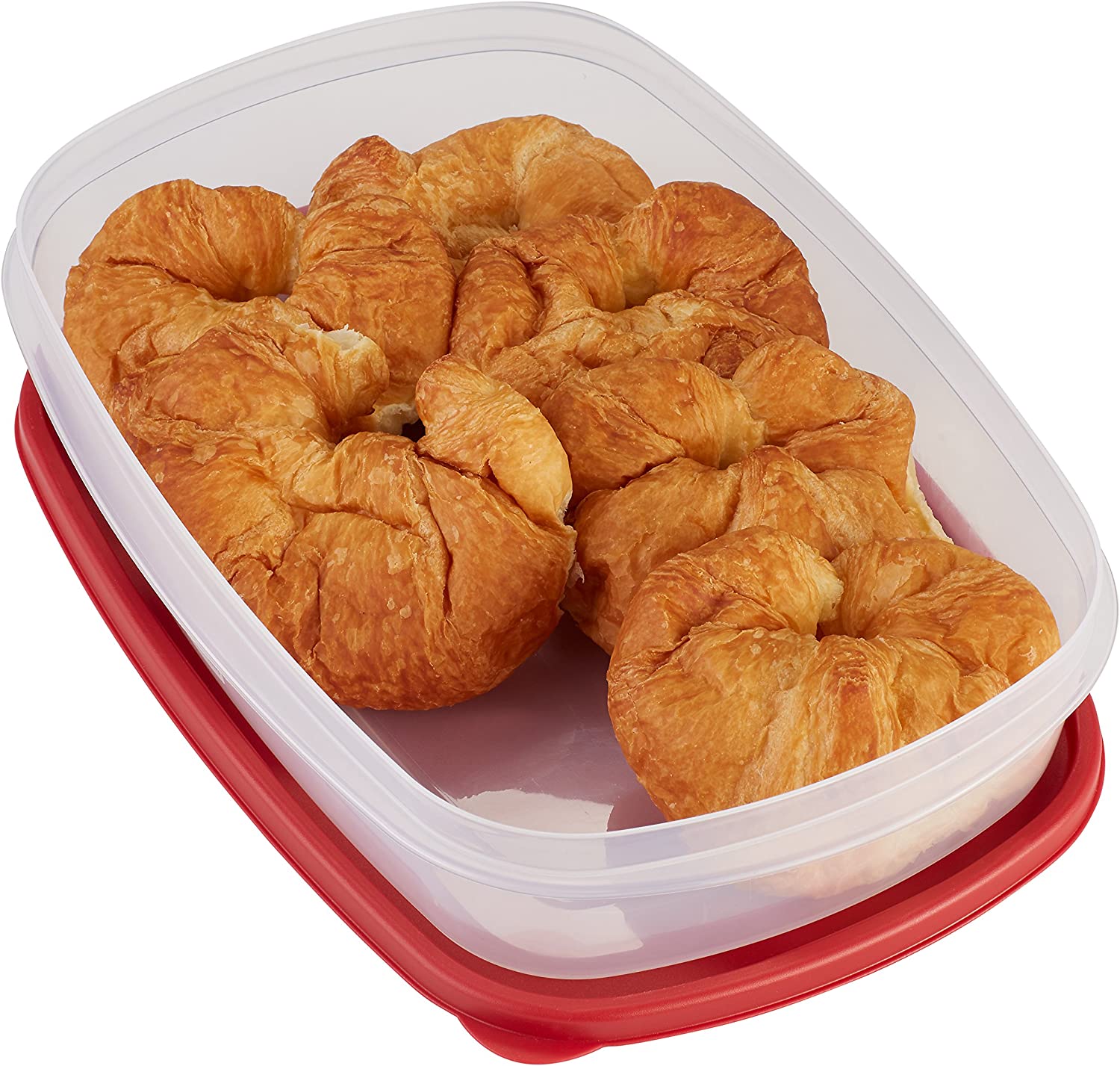 Rubbermaid Easy Find Lids Food Storage Container, 1.5 Gallon, Racer Red