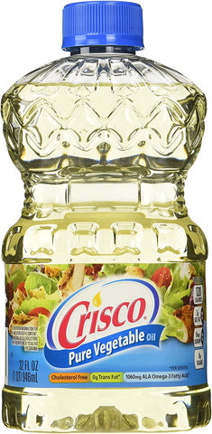 Image of Crisco Pure Vegetable Oil, 32 Ounce