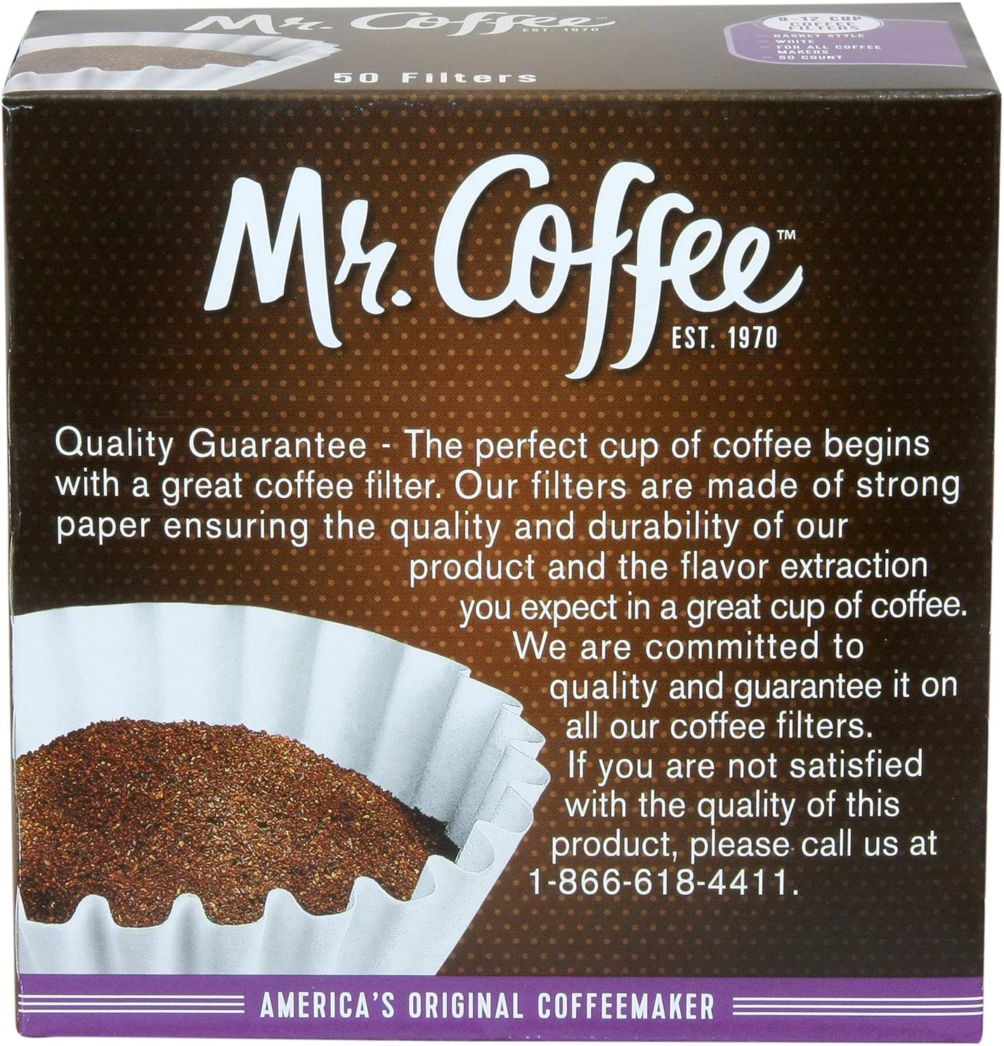 Mr. Coffee Basket Coffee Filters, 8-12 Cup