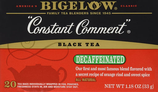 Bigelow Tea Constant Comment Decaf 20 Bags (Pack of 3)